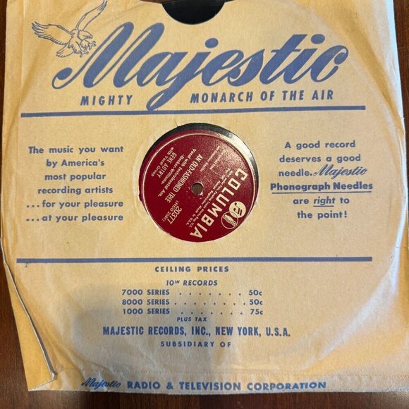 Columbia records 10" 78 speed vintage record "Here Comes Santa Claus" - Picture 6 of 6